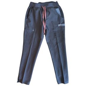 FIGS Women’s Yola Skinny Scrub Pants in Heather Denim size XS/P